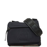 プラダ スポーツライン ロゴ 斜め掛け ショルダーバッグ ブラック ポリウレタン レディース PRADA 【中古】